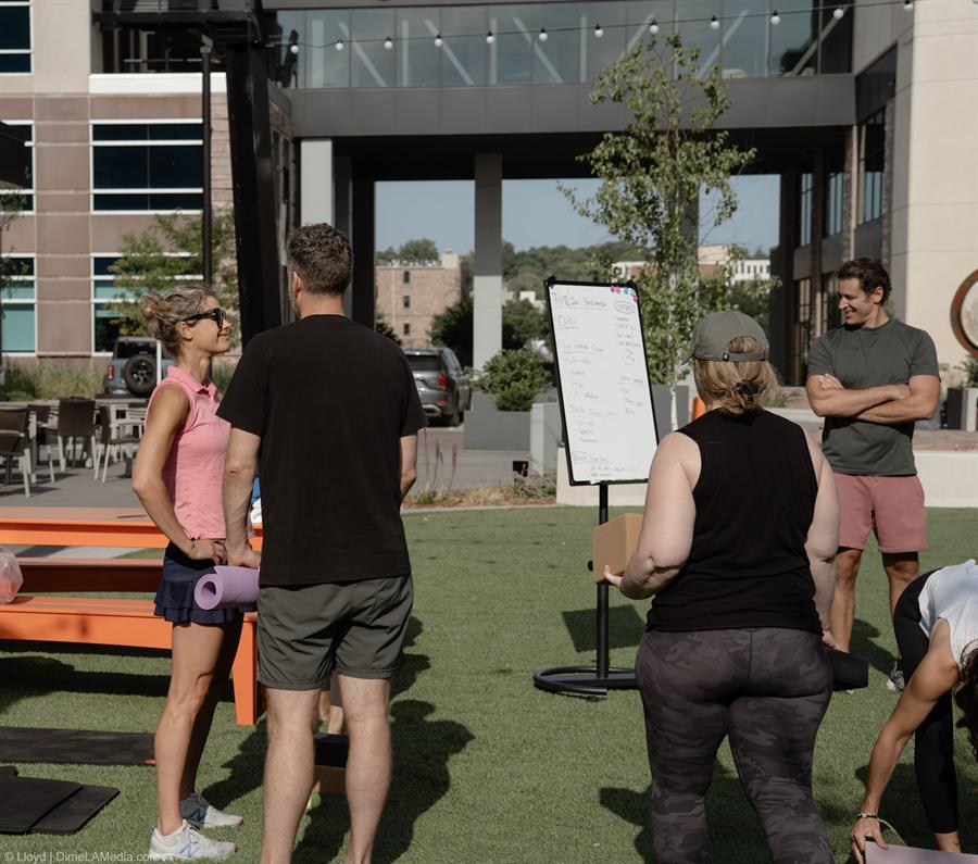 Sisu fitness and wellness event photographed by Lloyd Duimstra, downtown Sioux Falls SD
