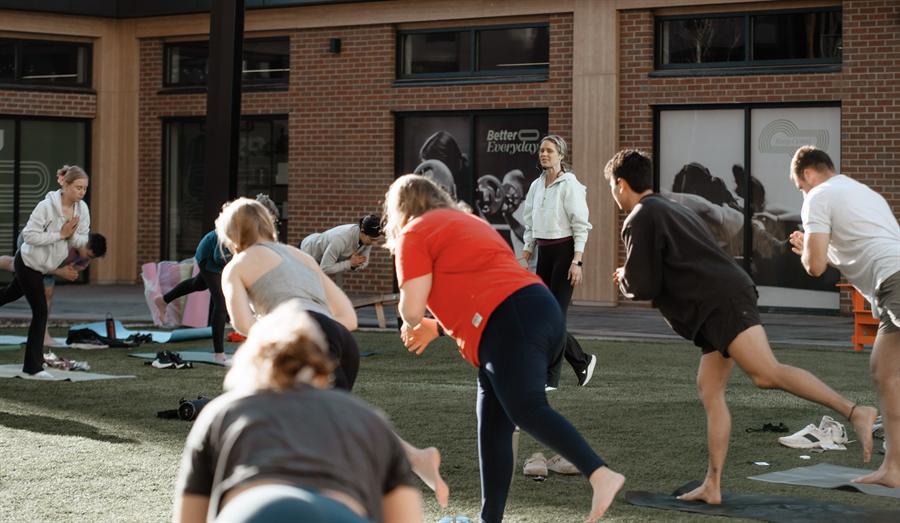 Sisu fitness and wellness event photographed by Lloyd Duimstra, downtown Sioux Falls SD