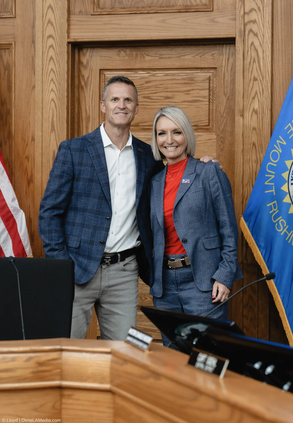 Christine Erickson mayoral inauguration photographed by Lloyd Duimstra, Sioux Falls SD