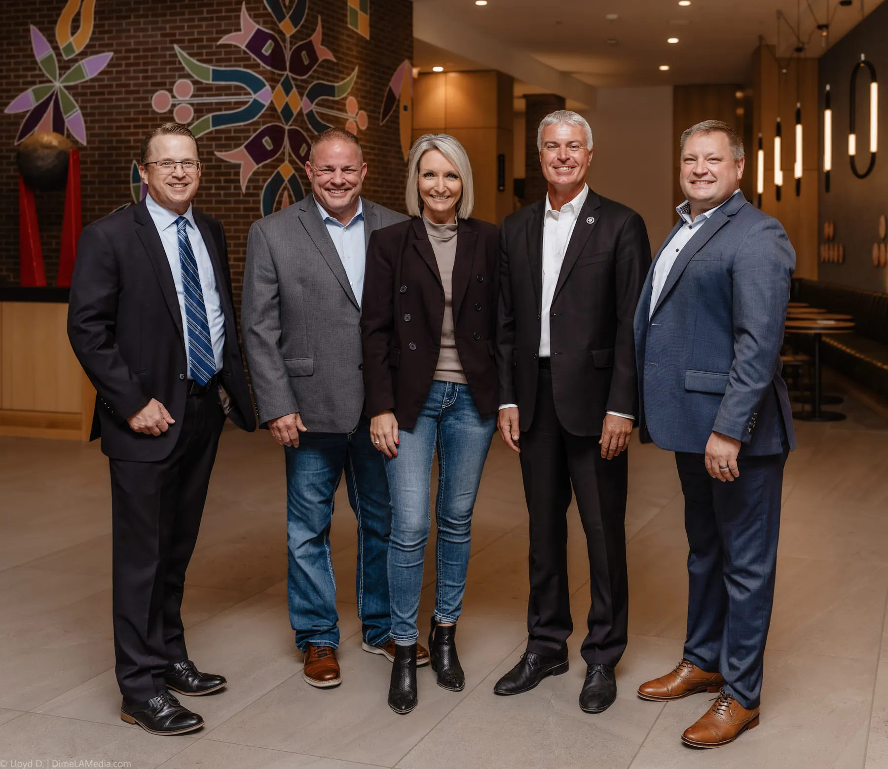 Group portrait of a leadership team