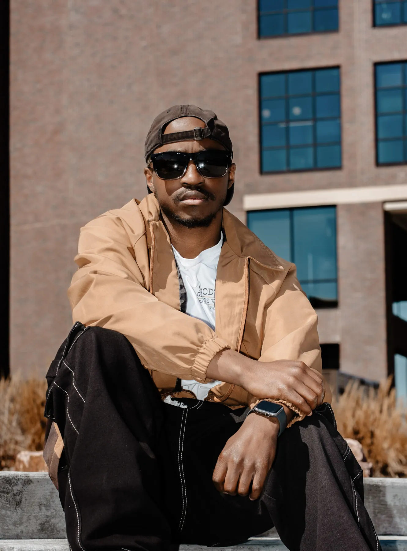 Urban editorial portrait, downtown Sioux Falls