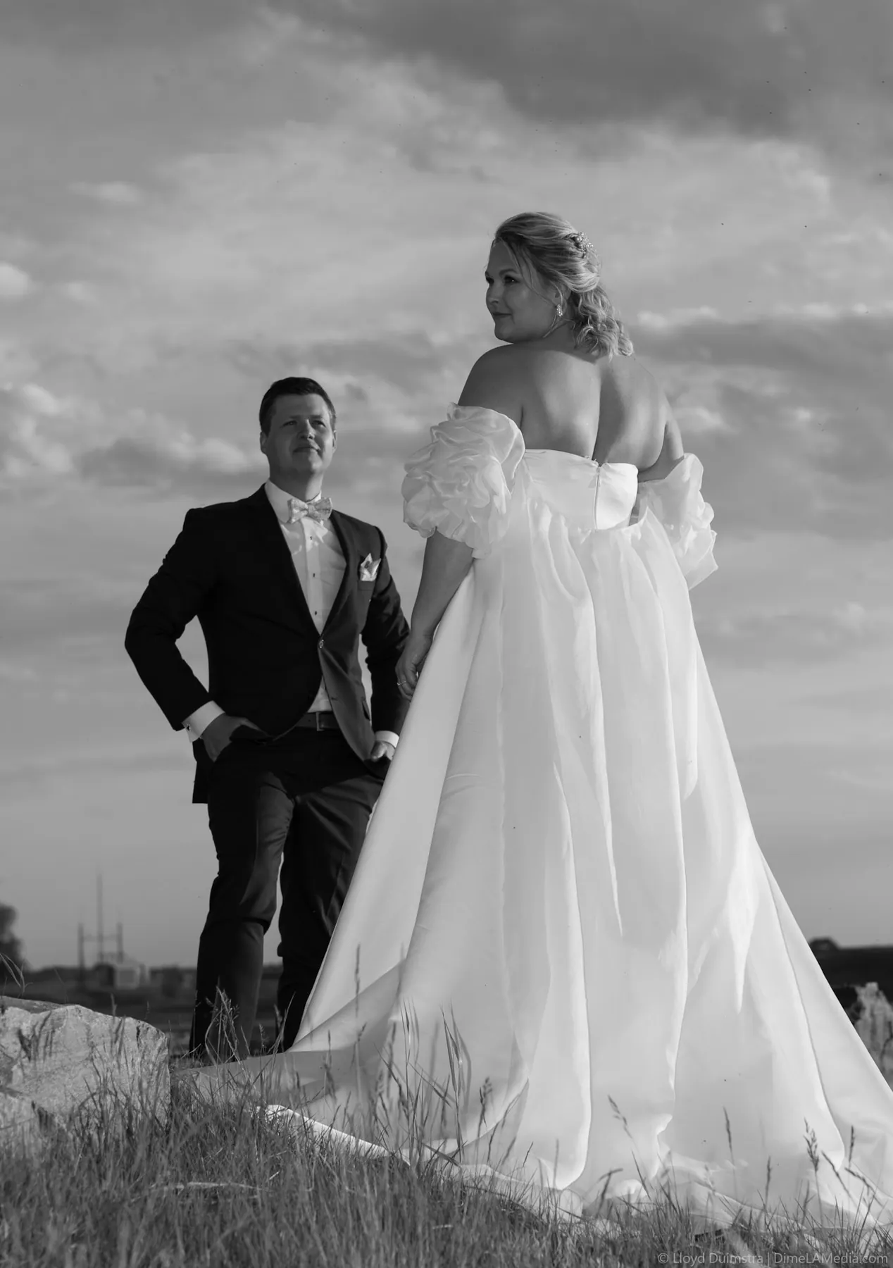 Bride and groom